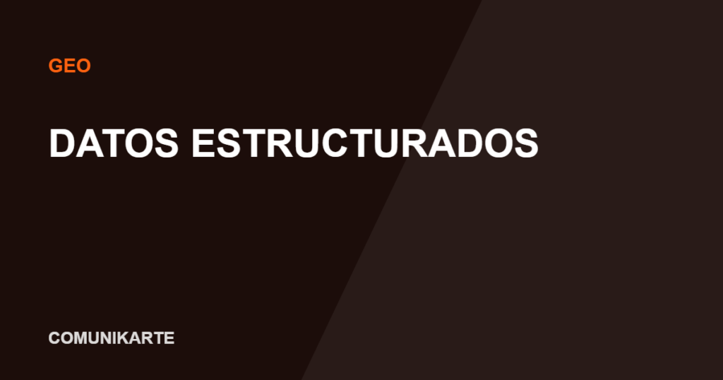cabecera datos estructurados